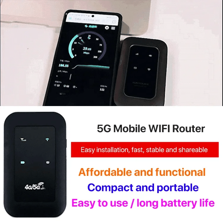 5G Mobil WiFi Router - Snabb och Stabil Anslutning Överallt