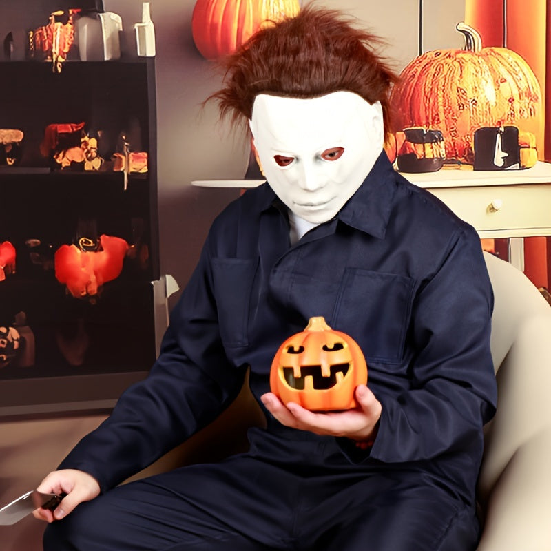 Uhyggeligt Halloween Kostume med Maske – Komfortabel Heldragt