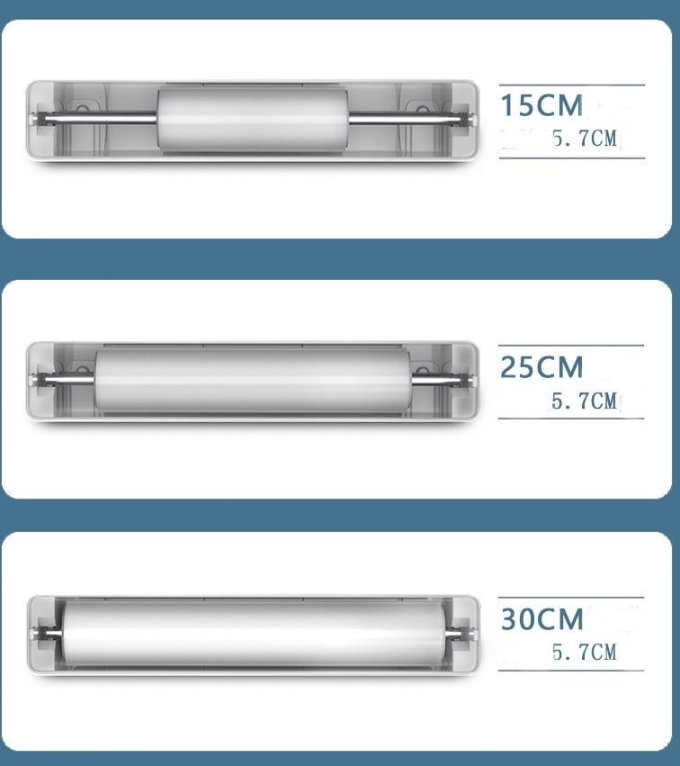 Væghængt Justerbar Plastfolie Dispenser