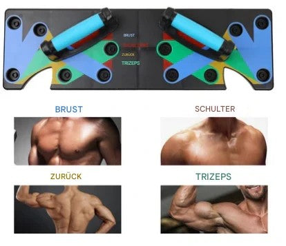 Multifunktionell Push-Up Bräda för Träning