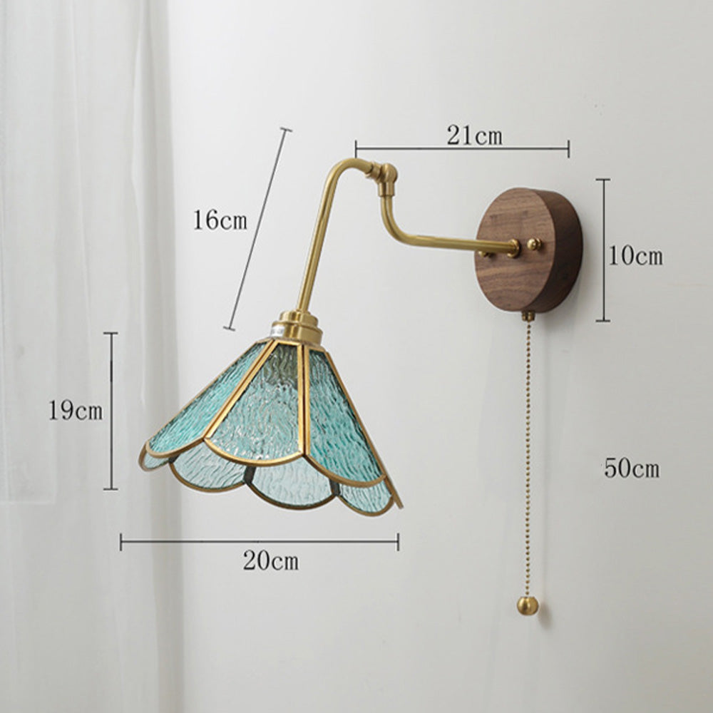 Vintage Væglampe i Messingglas – Skab Hygge i Hjemmet