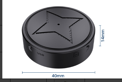 Diskret GPS-spårare för fordon med lång batteritid