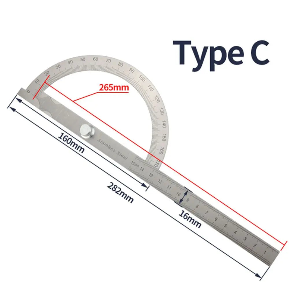 FlexiAngle Lineal med justerbar vinkel