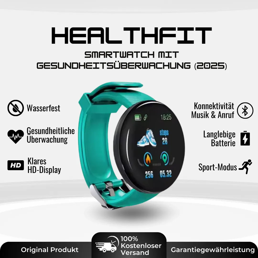 Fitness- och hälso-smartwatch 2025