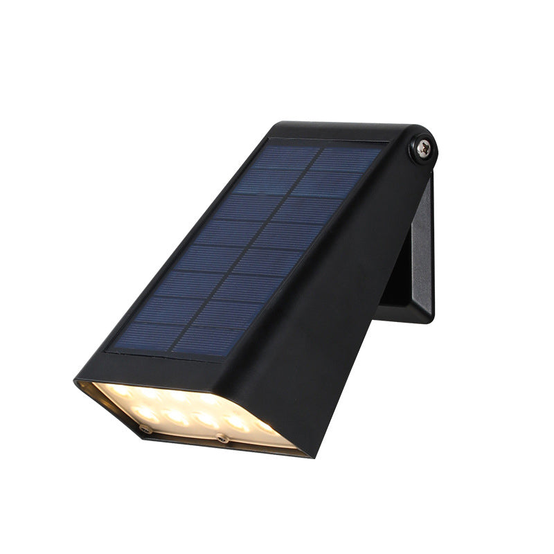Justerbar solcellsvägglampa för utomhusbruk - Energioptimerad