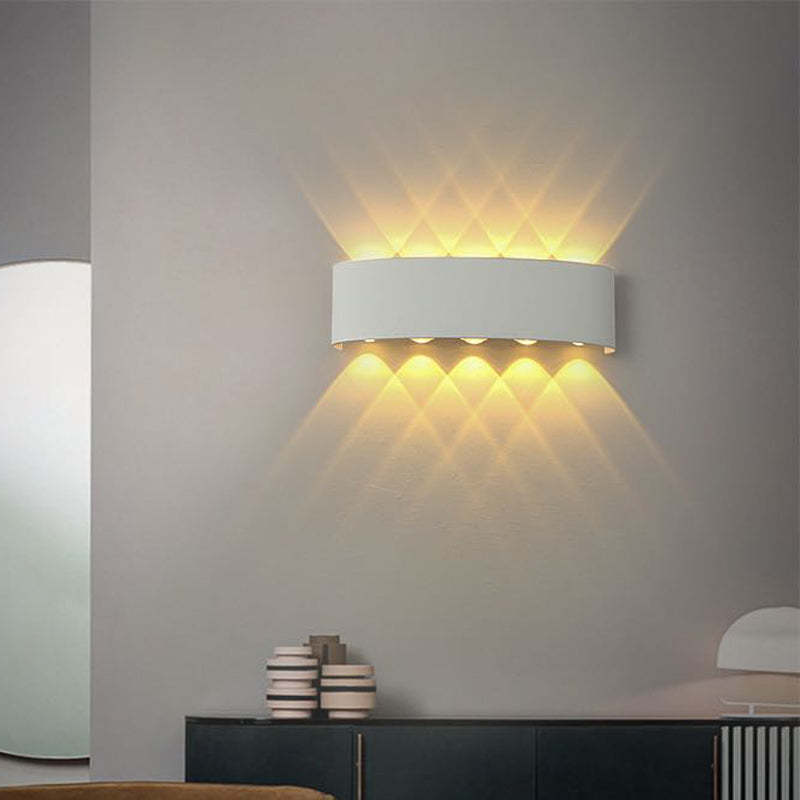 Vandtæt LED-udendørslampe i aluminium med imponerende lys
