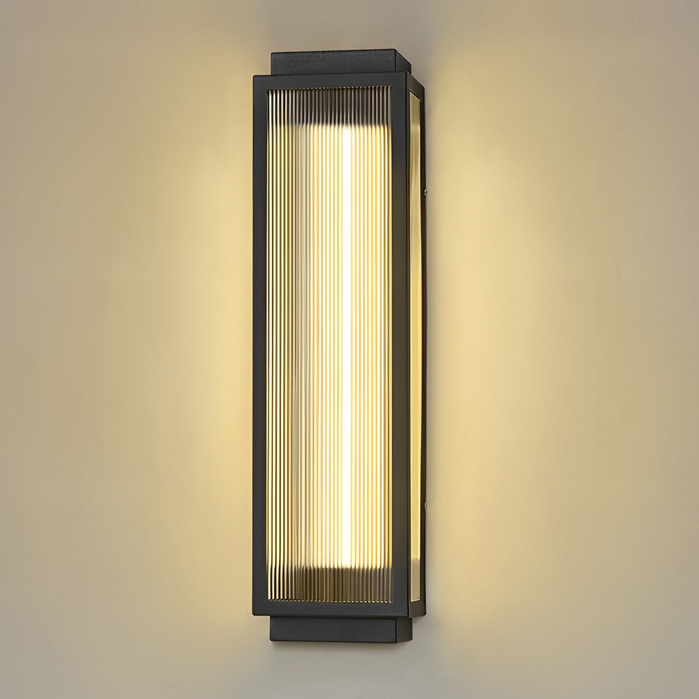Vandtæt LED Udendørsvæglampe med Moderne Design