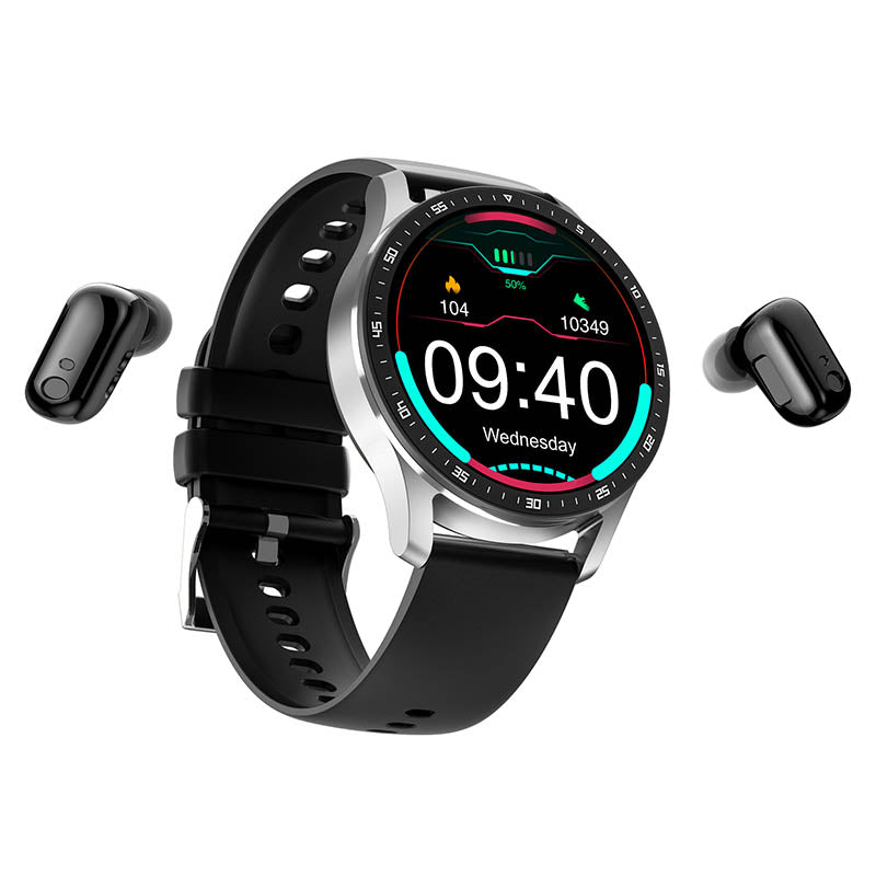 SmartWatch ProConnect | Aktivitetsarmband med Bluetooth-hörlurar