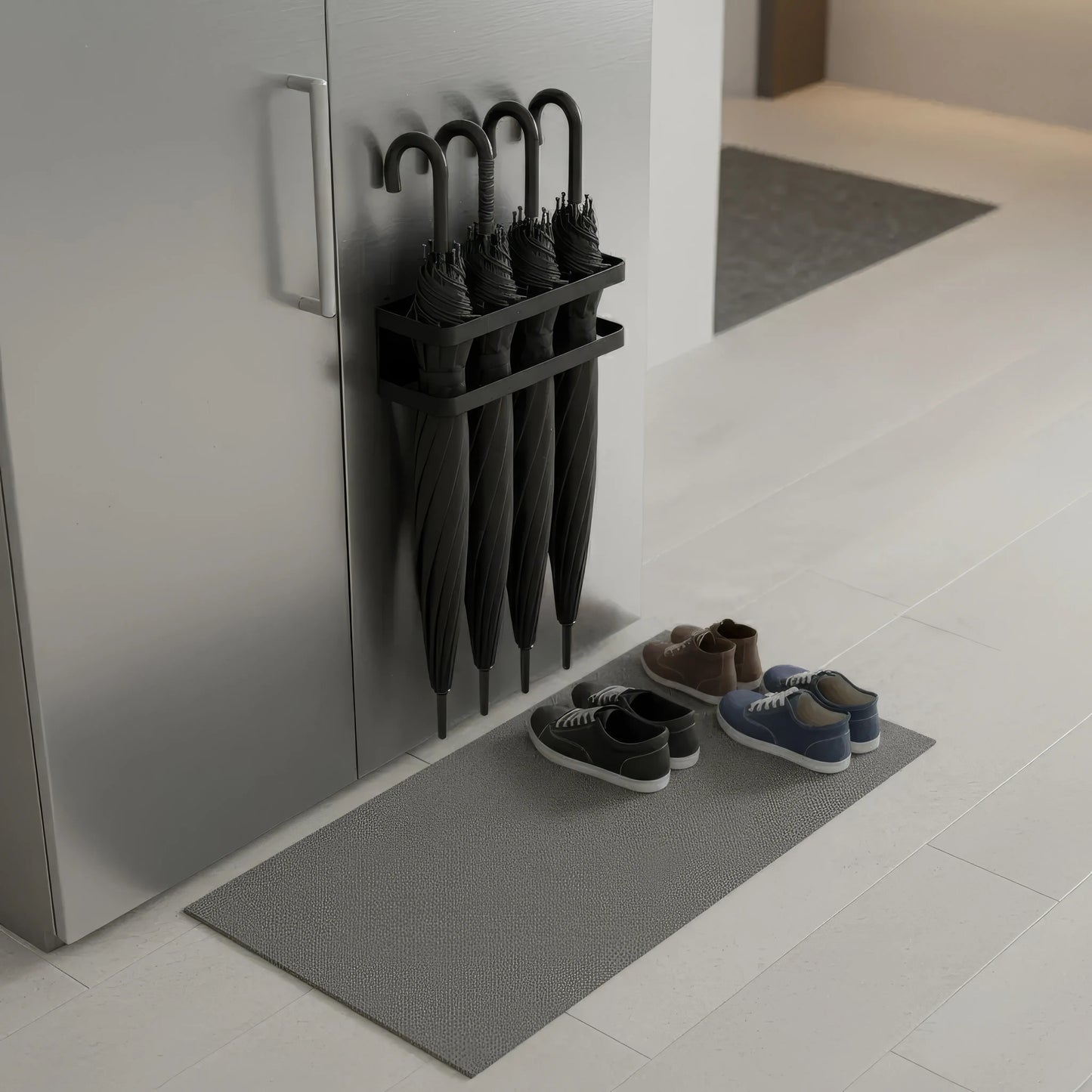 Elegant paraplyholder i jern - Stilfuld og funktionel