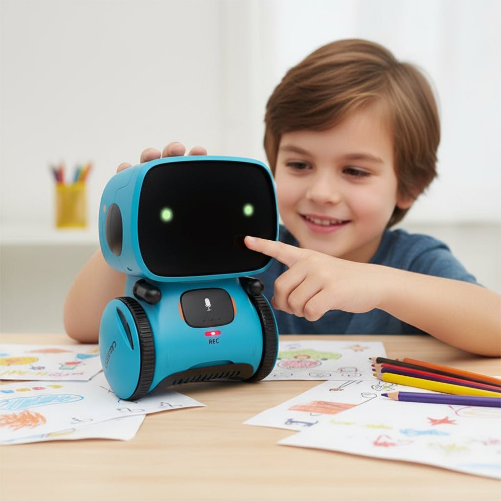 Interaktiva STEM Robotleksaker med Röstaktivering för Barn