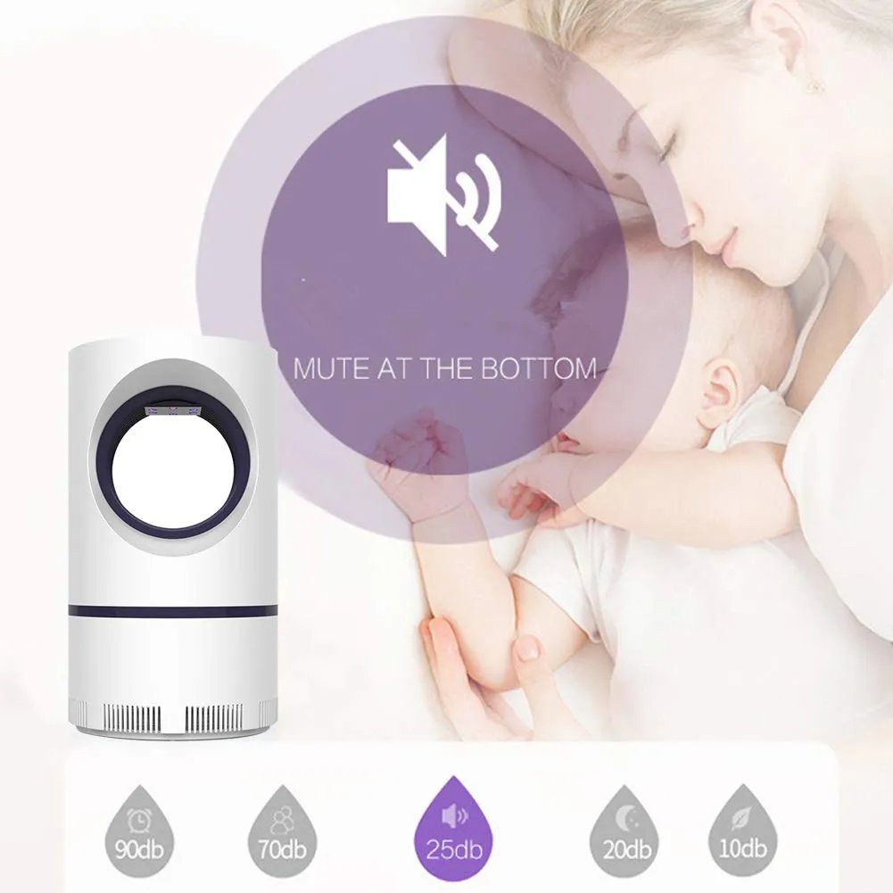 UV Insektfælde med Lys – Effektiv Mygge- og Fluefanger til Indendørs og Udendørs Brug