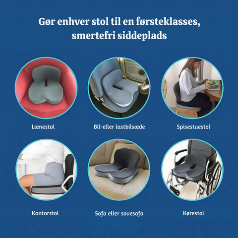 Ergonomisk Sædepude til Smertelindring og Optimal Komfort