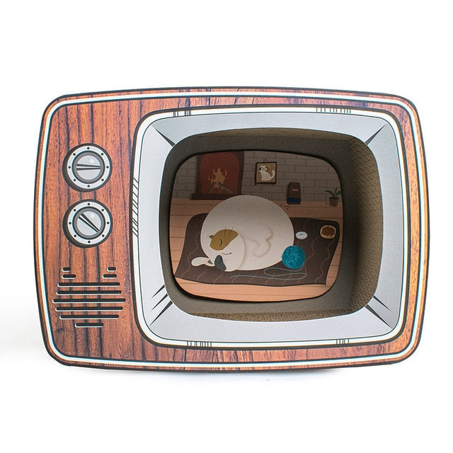 DIY Vintage Kat Kradsebræt Seng