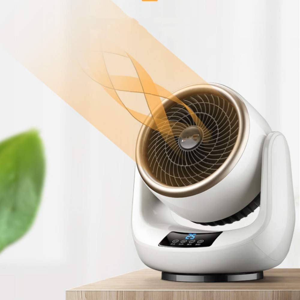 Bærbar Stille Luftcirkulationsventilator | Fjernbetjening, 360° Rotation & Justerbar Hastighed for Komfort Hele Året
