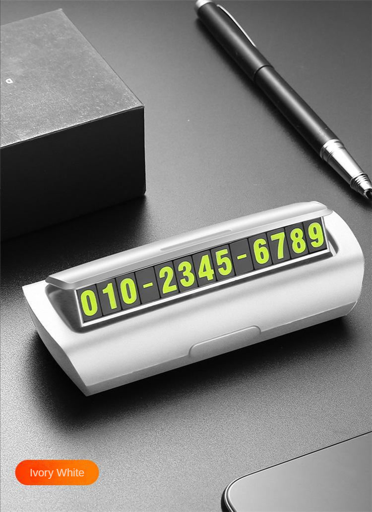 Elegant registreringsskylt till bilen