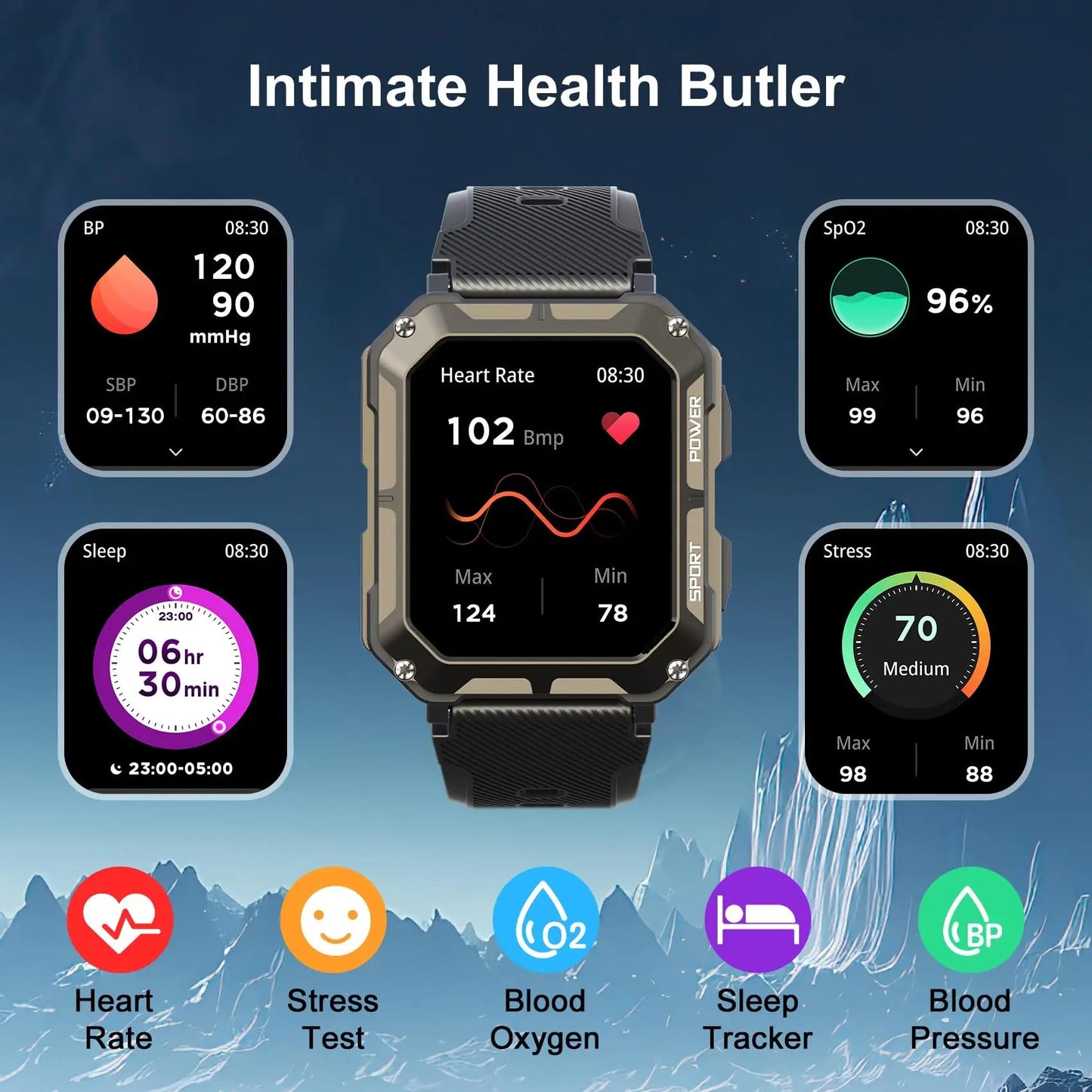 Uforgængelig smartwatch med enestående holdbarhed