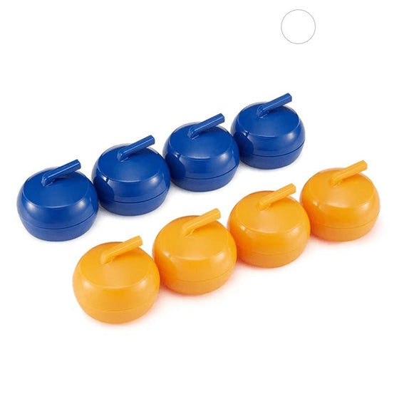 Miniature curling sæt til hjemmet med glidende sten og magnetiske køller