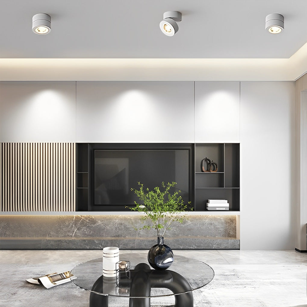 Flexibel rund LED-spotlight för elegant belysning