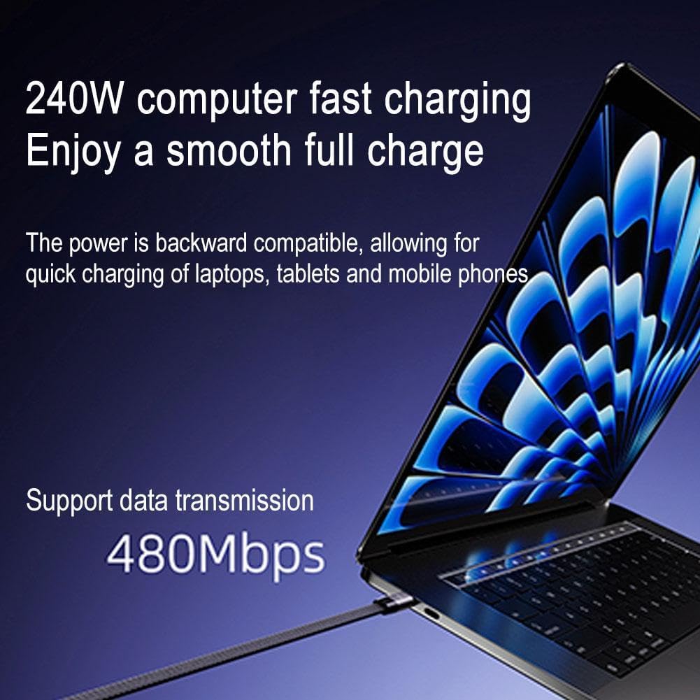 USB C Opladningskabel med Indbygget Telefonholder