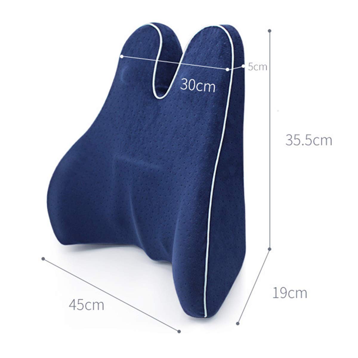 Ergonomisk Lændestøttepude af Memory Foam til Smertefri Sidning