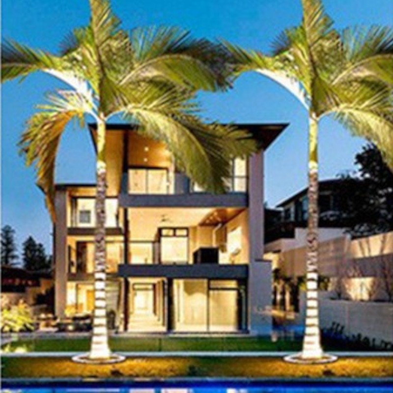 Udendørs LED Trælampe - Skab Magisk Havebelysning