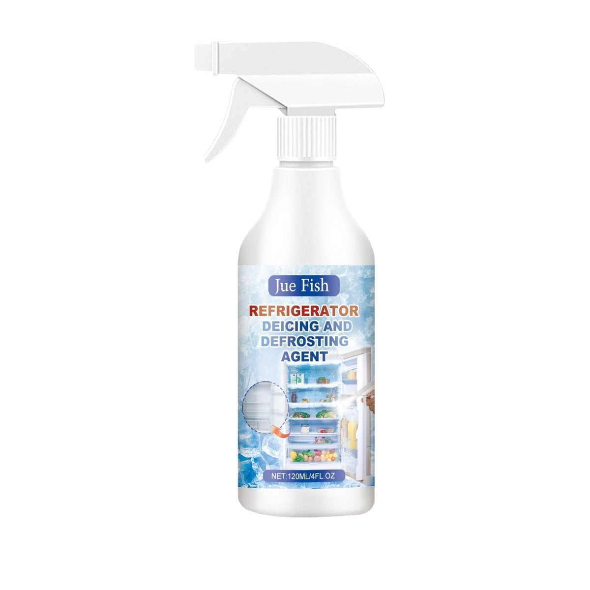 Avisningsspray 118 ml för is och frost | Snabb avfrostning för kylskåp, frys och bilrutor | Ner till -30 °C
