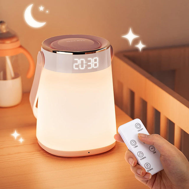 Lugnande LED Nattlampa för Baby med Fjärrkontroll