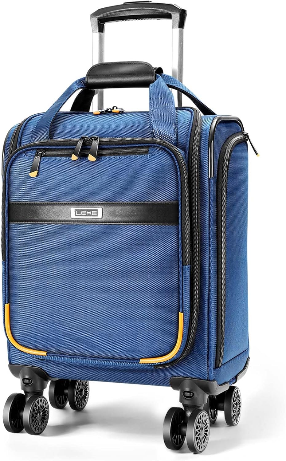 Godkänt handbagage för flygresor med snurrbara hjul och laptopfack