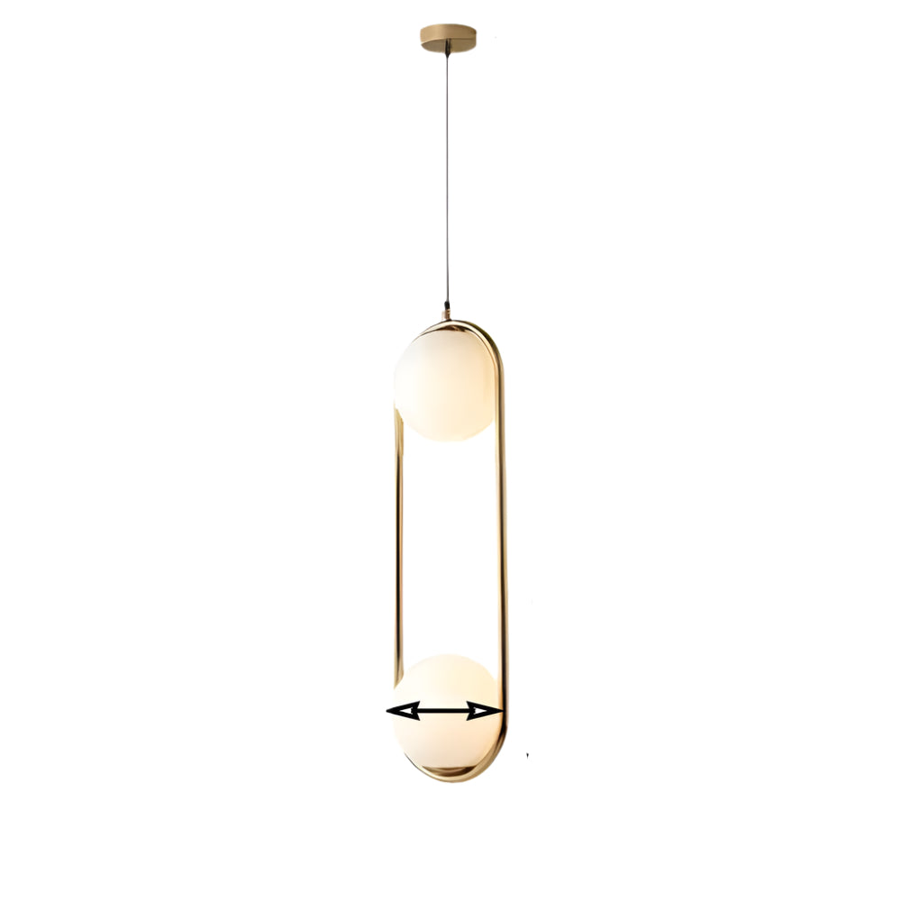 Stilfuld Messingpendel 15 cm - Skab Elegance i Dit Hjem
