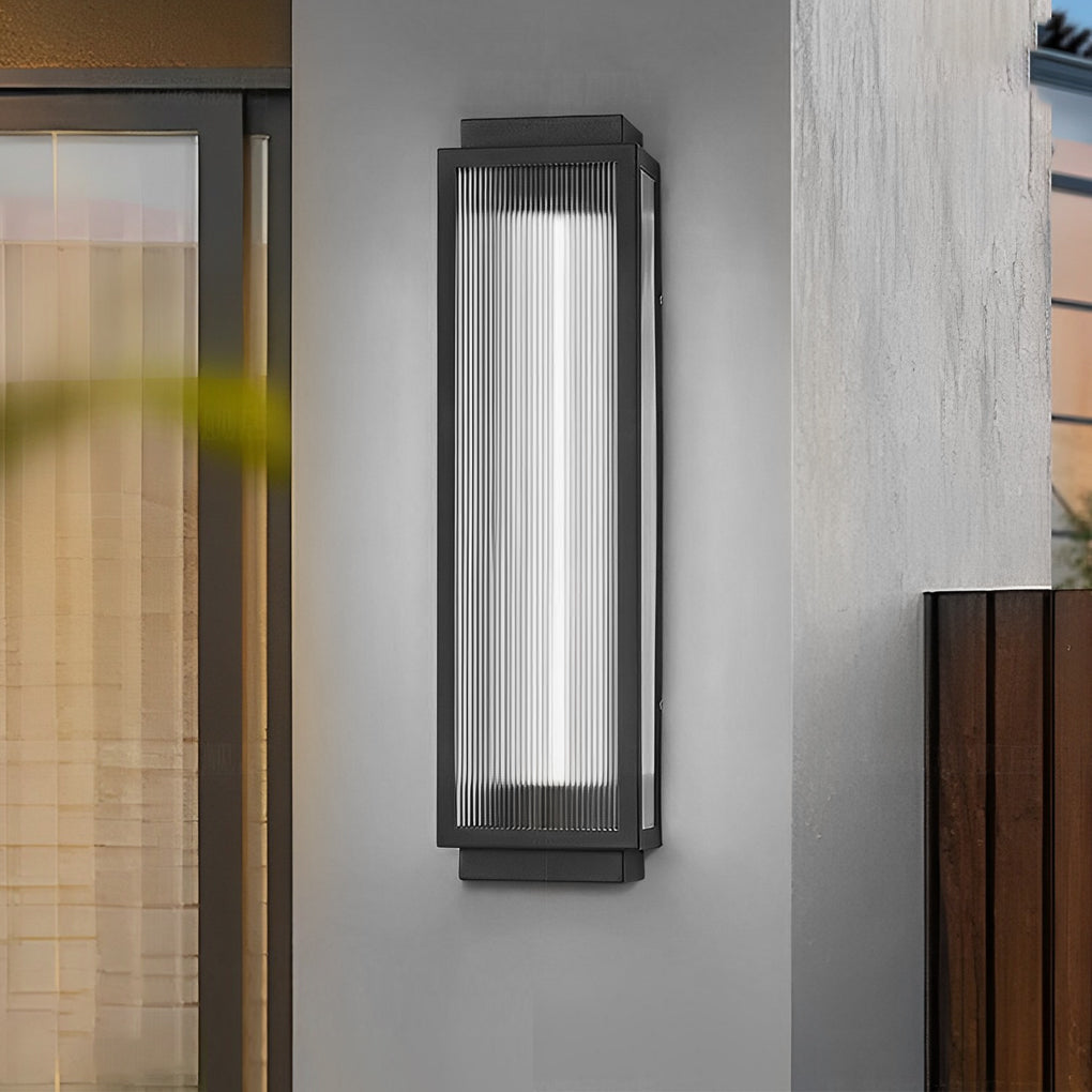 Vandtæt LED Udendørsvæglampe med Moderne Design