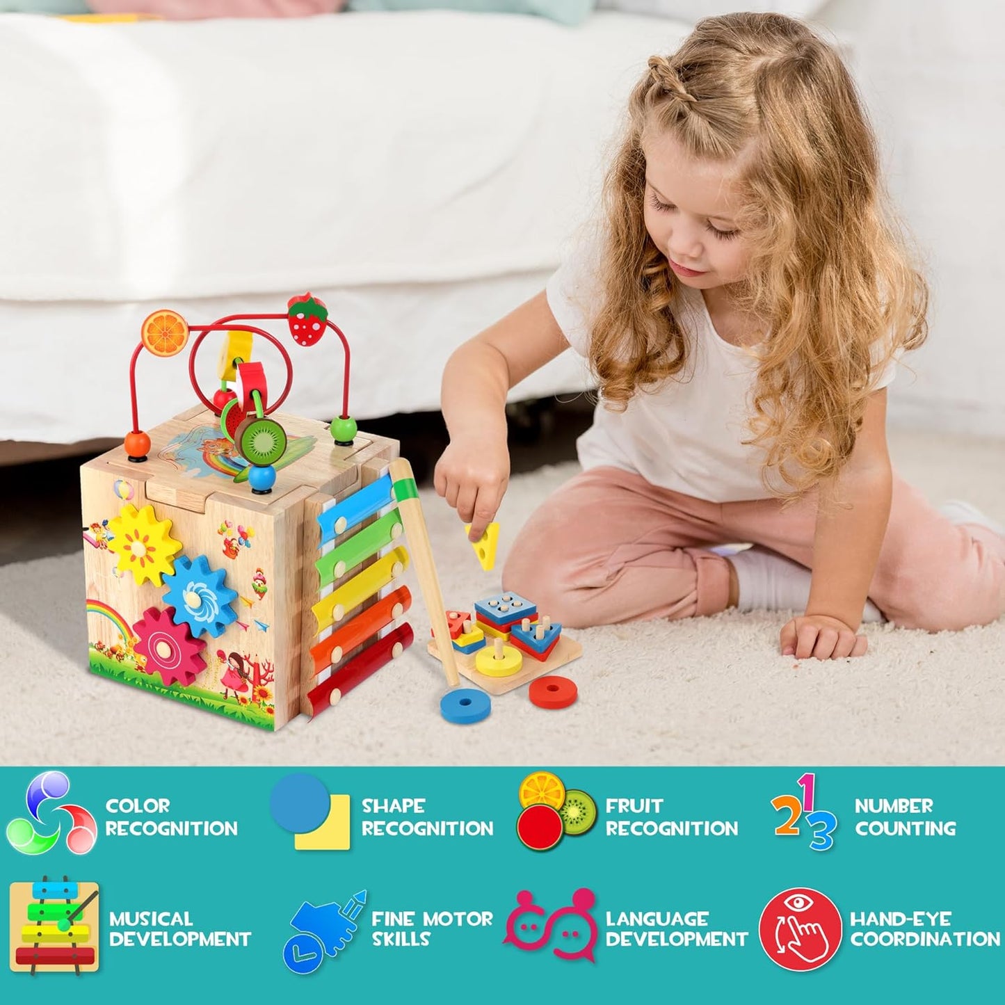 Montessori Kube 8 i 1 – Legesystem