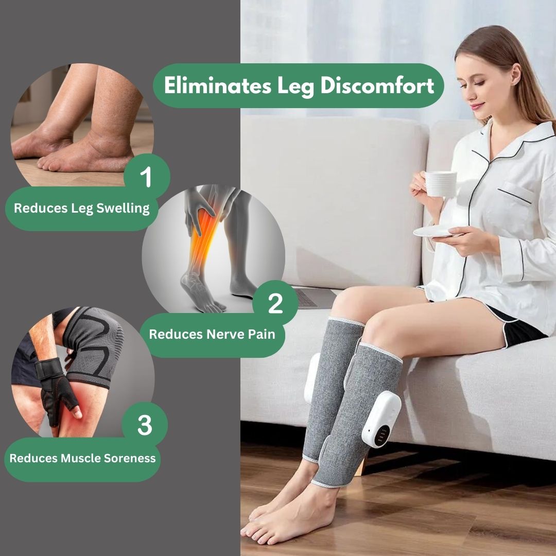 Læg- og Benmassager med Varme – Lindrer Smerter & Stress