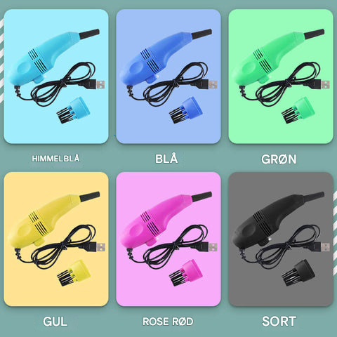 Mini støvsuger til præcisionsrengøring | Kompakt USB