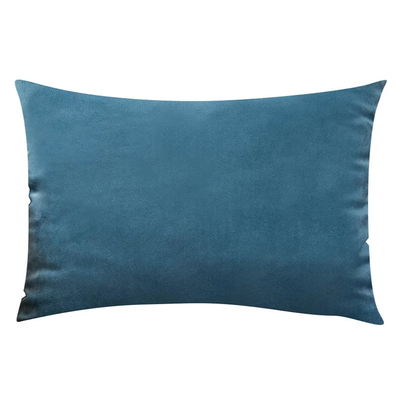 Ultrablødt Velourspude i Livlige Farver 30x50 cm