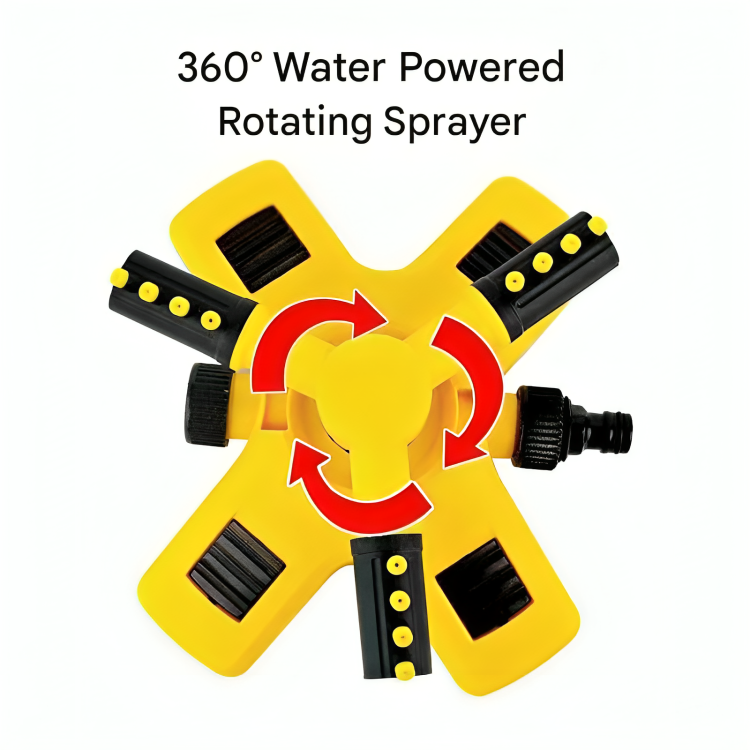 Effektiv Vandsprinkler til Haven med 360° Dækning