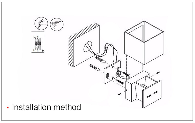 Udendørslampe med Sensor - Energibesparende og Vejrbestandig