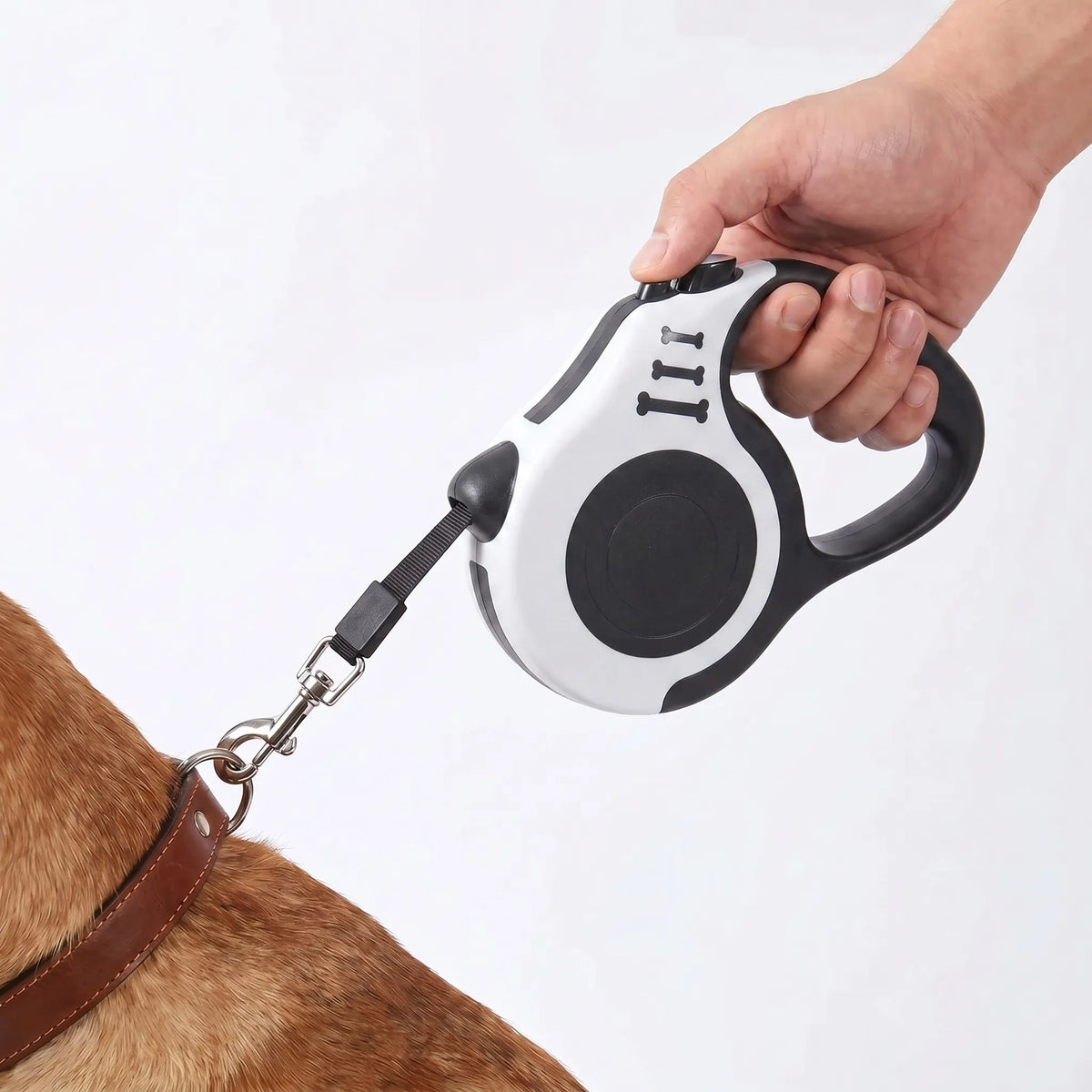 Automatisk Hundeline til Små Hunde - Inddragelig Design