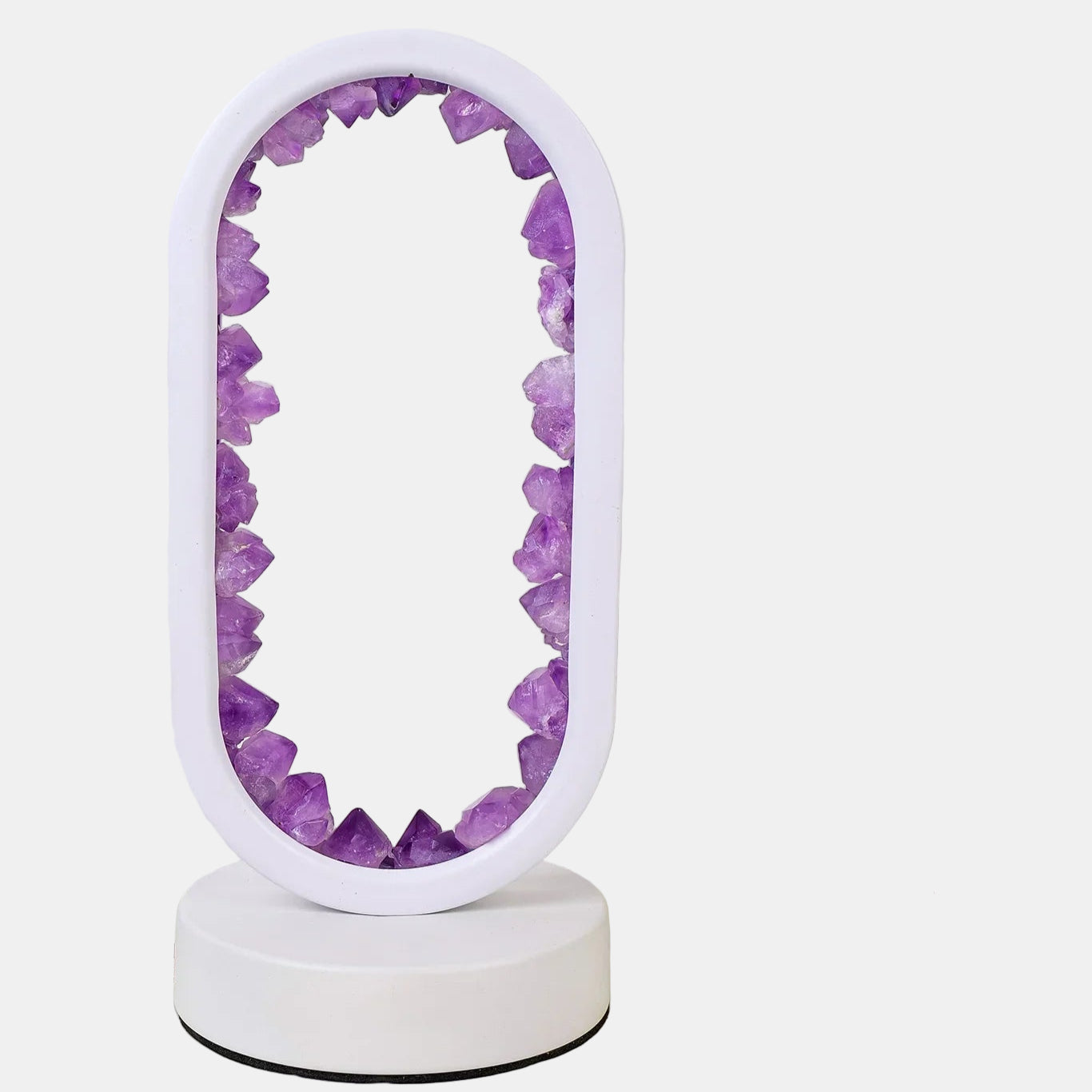 Amethyst Lampe: Beroligende Lys & Naturlig Skønhed