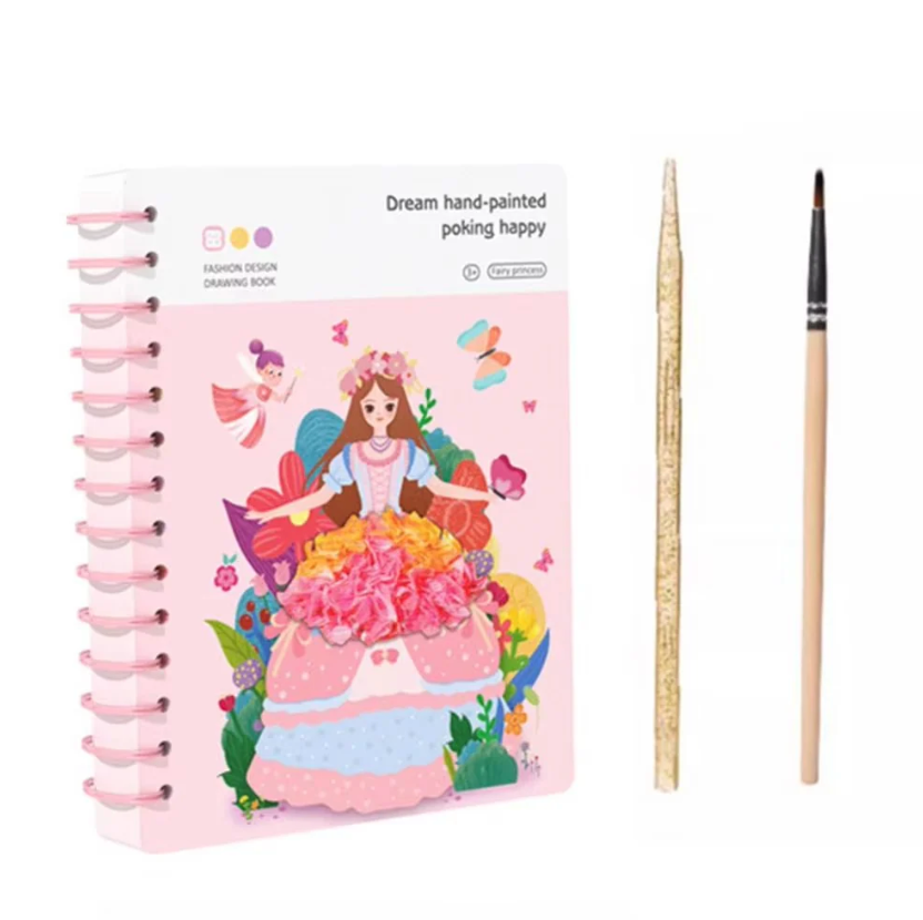 Kreativ prinsessdesignstudio för barns fantasi