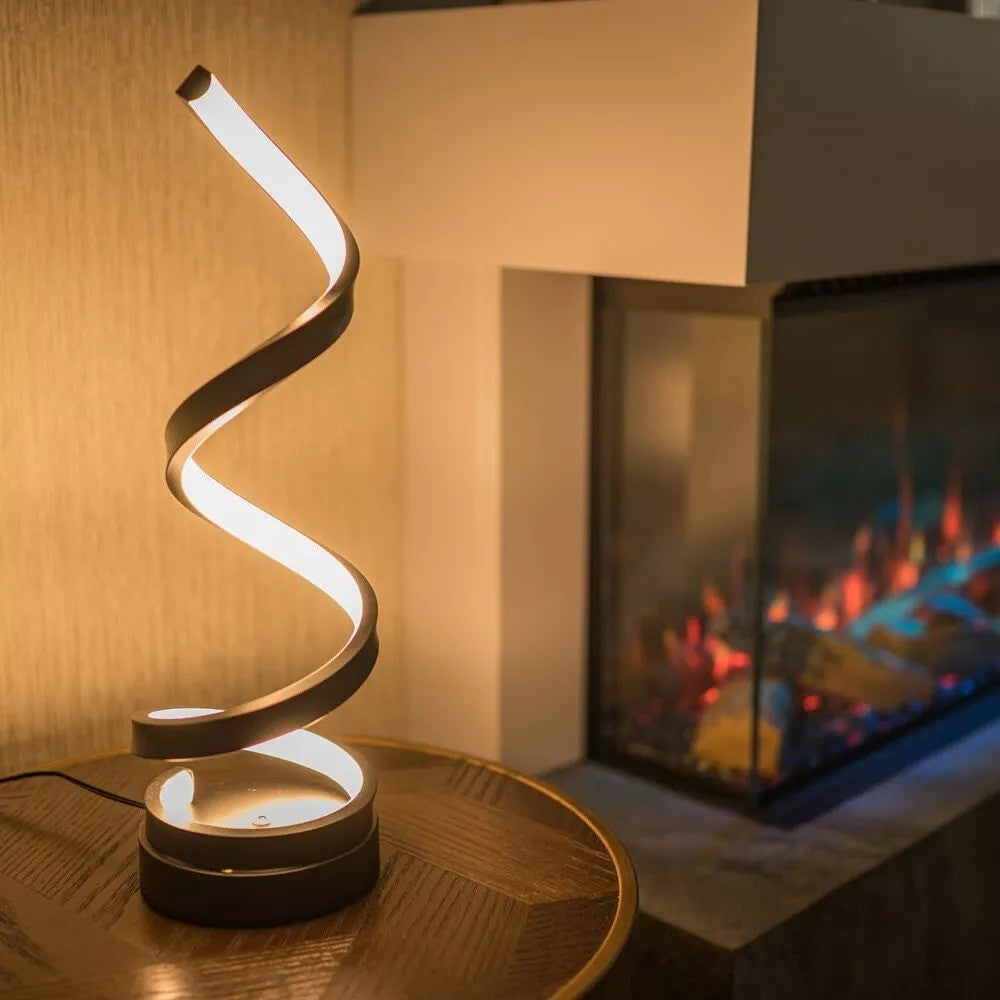 Elegant LED-bordslampa med justerbar ljusstyrka och design