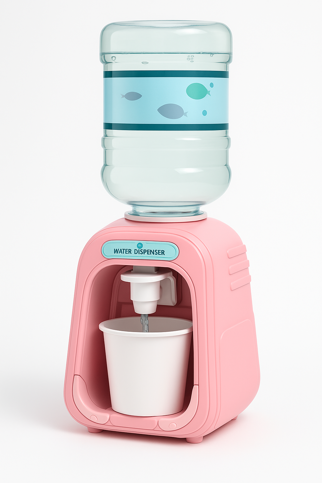 Sjov Børnevanddispenser med Tegneserie Design – Lær & Leg