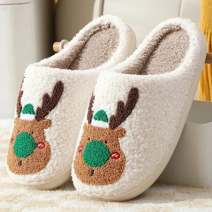 Julens renar inomhusskor - mjuka slip-on-skor