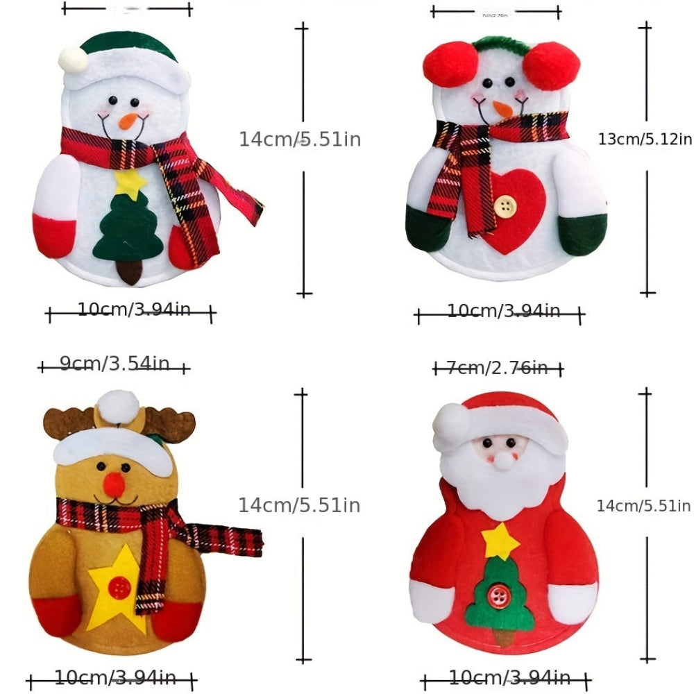 Festlig Sættebord Deko, Bestikholder Sæt til Jul