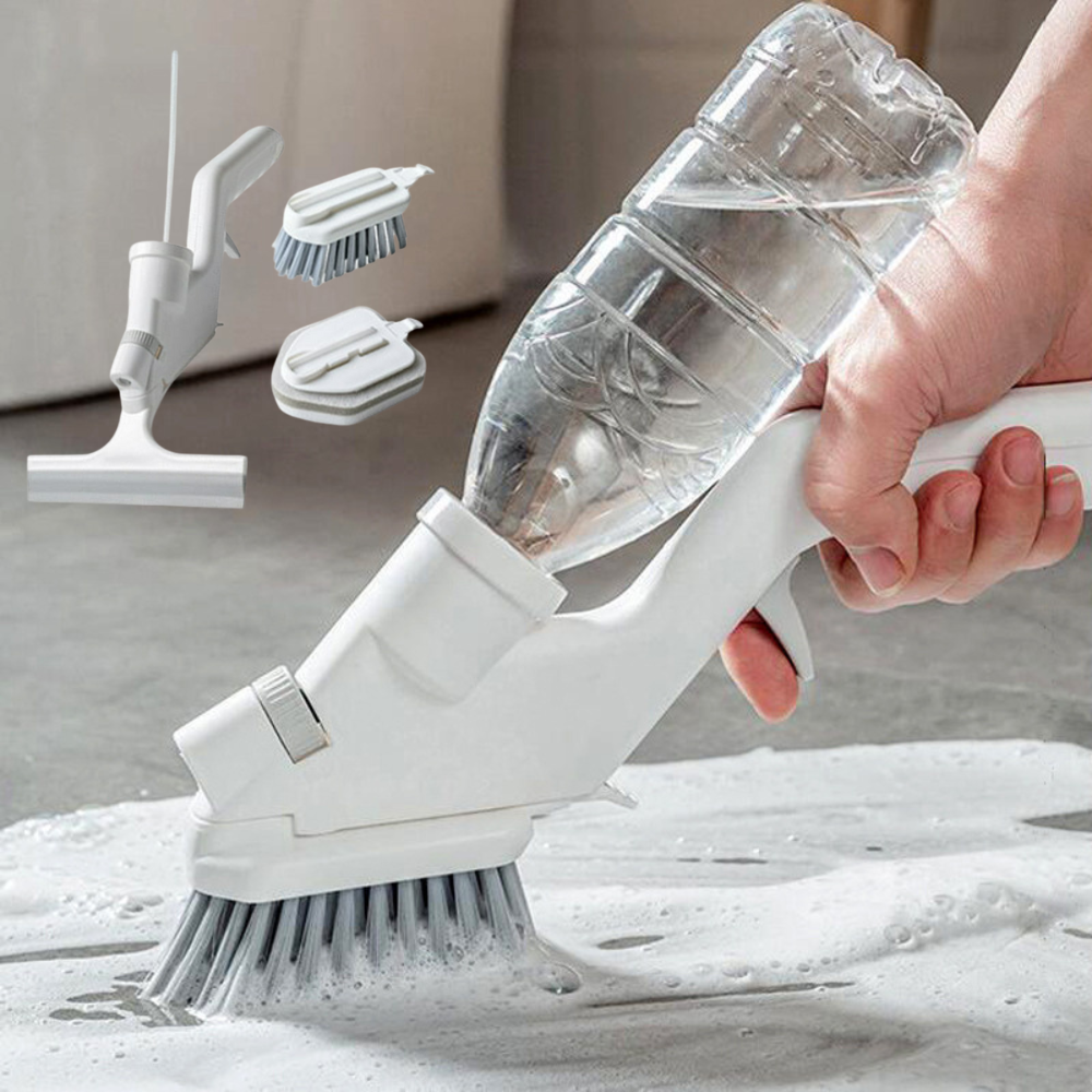 Ergonomisk Väggskrubb med Inbyggd Tvålpump