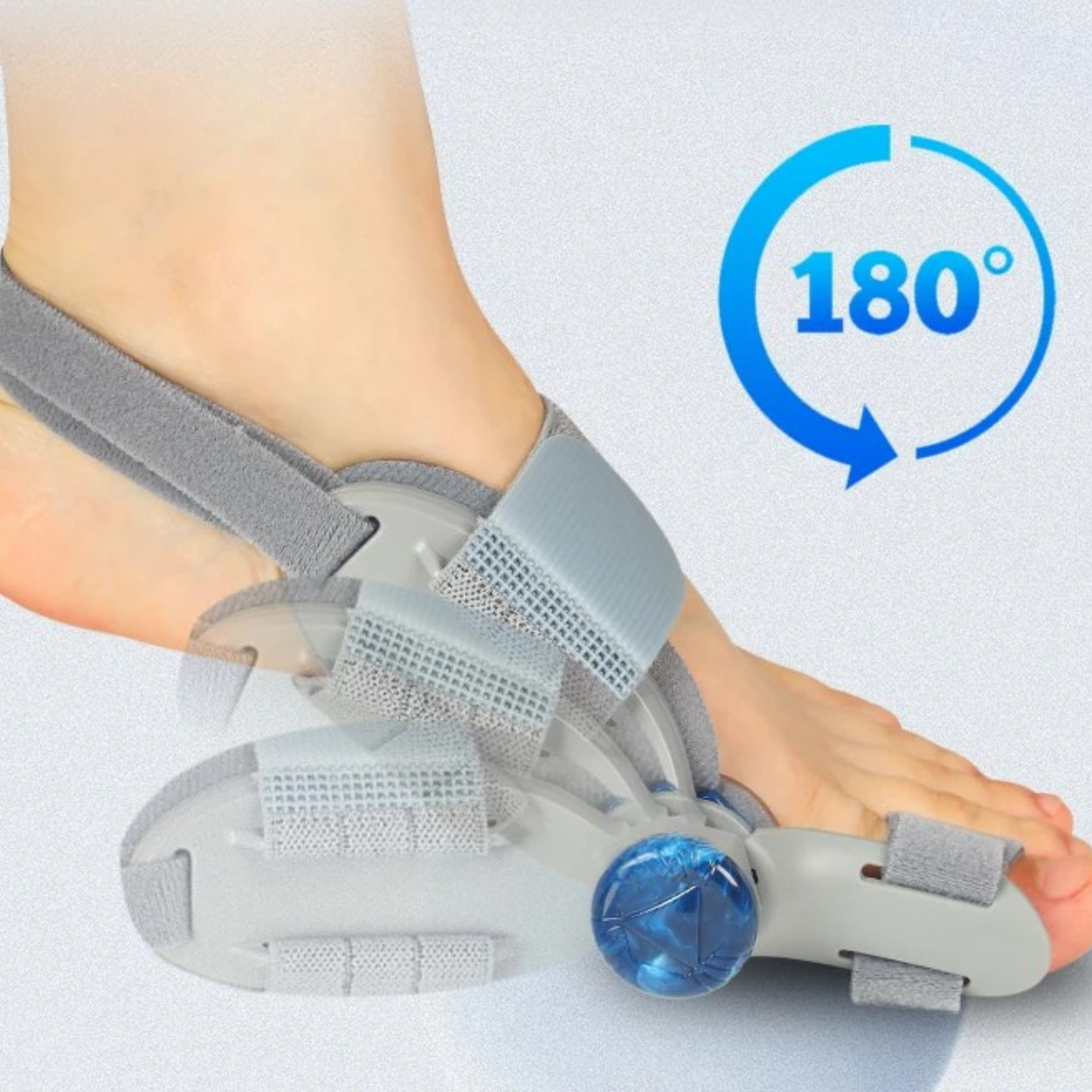 Justerbar tåspridare för Hallux Valgus