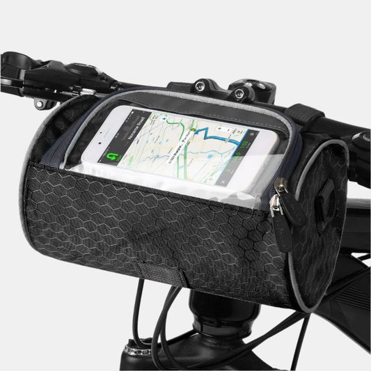 Vandtæt cykeltaske med touchscreen til sikker navigation