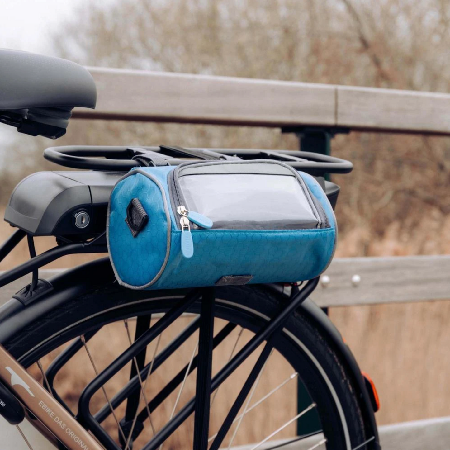 Vandtæt cykeltaske med touchscreen til sikker navigation