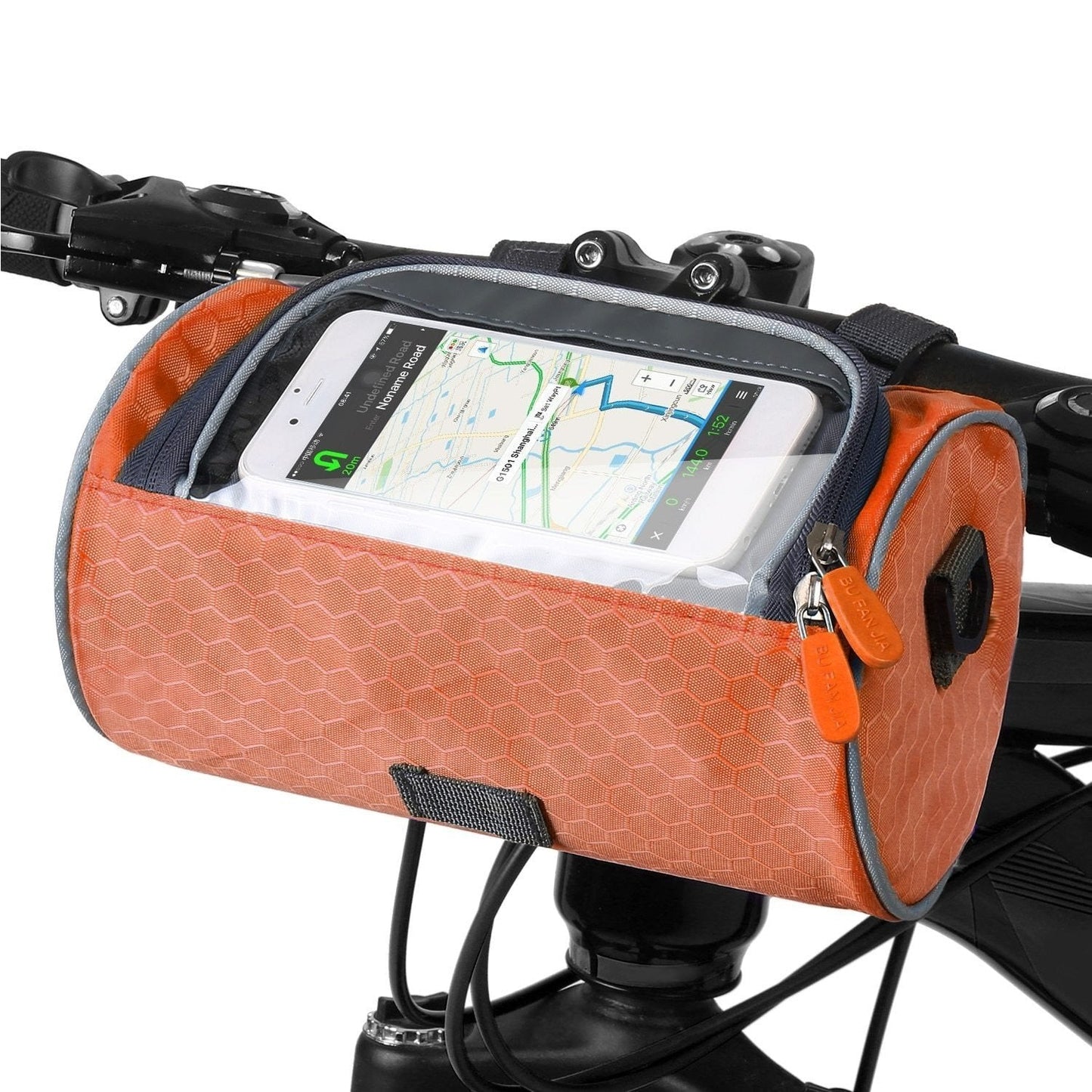 Vandtæt cykeltaske med touchscreen til sikker navigation