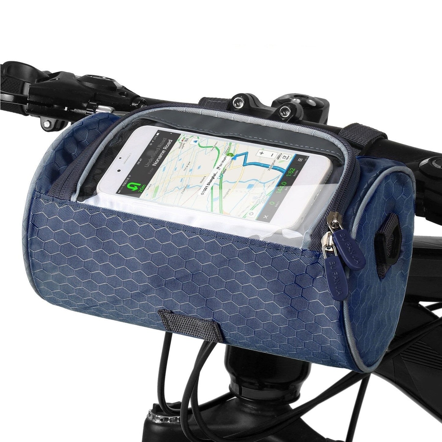 Vandtæt cykeltaske med touchscreen til sikker navigation