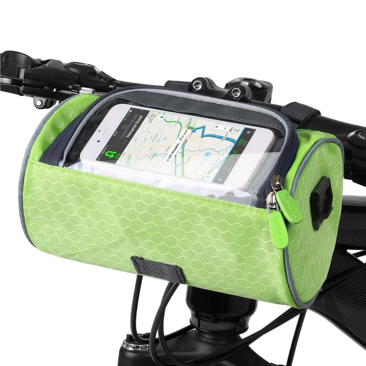 Vandtæt cykeltaske med touchscreen til sikker navigation